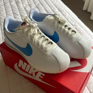 Nike Cortez leather white/sail/team orange/university blue
